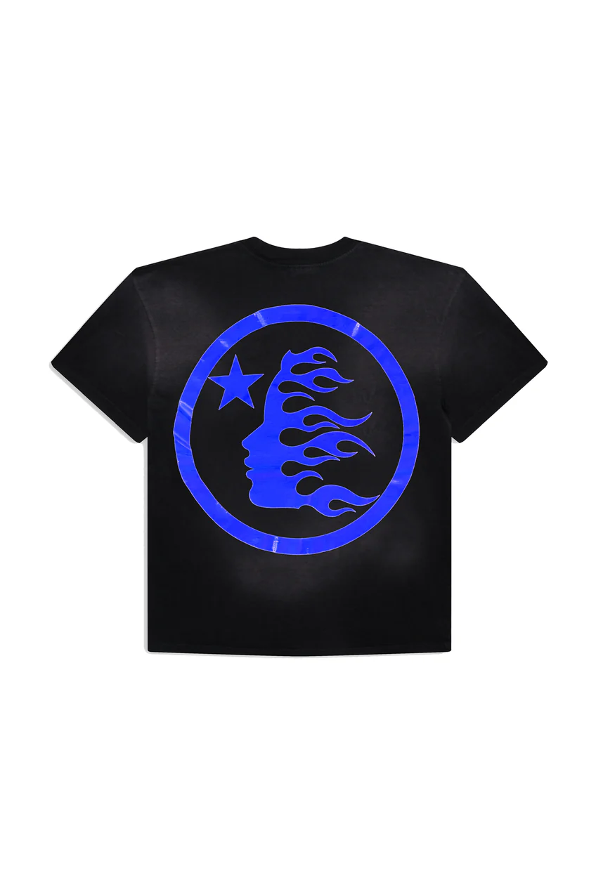 Blue-Hellstar-Sports-Core-Gel-Logo-T-Shirt