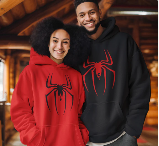 red spider hoodie