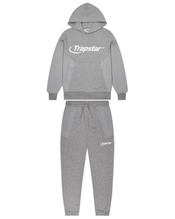 Trapstar Chenille Hyperdrive Panel Tracksuit Grey