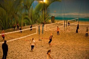 indoor beach volleyball