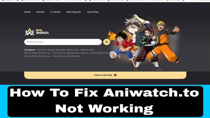 Aniwatch.to Not Working Issues